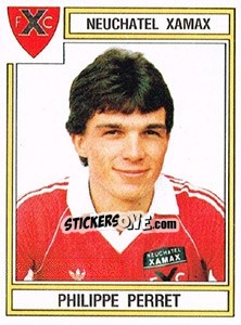 Cromo Philippe Perret - Football Switzerland 1983-1984 - Panini