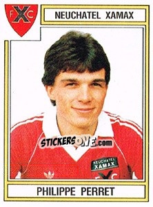 Figurina Philippe Perret - Football Switzerland 1983-1984 - Panini