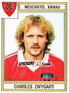 Cromo Charles Zwygart - Football Switzerland 1983-1984 - Panini