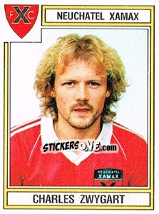 Cromo Charles Zwygart - Football Switzerland 1983-1984 n. 168 - Panini