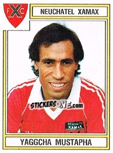 Cromo Tyaggcha Mustapha - Football Switzerland 1983-1984 - Panini