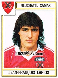 Cromo Jean-Francois Larics - Football Switzerland 1983-1984 - Panini