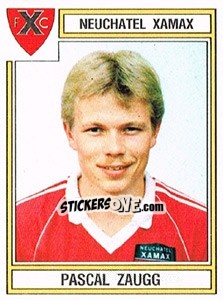 Sticker Pascal Zaugg - Football Switzerland 1983-1984 - Panini