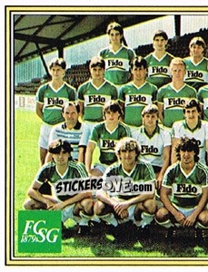 Sticker Mannschaft (puzzle 1) - Football Switzerland 1983-1984 n. 175 - Panini