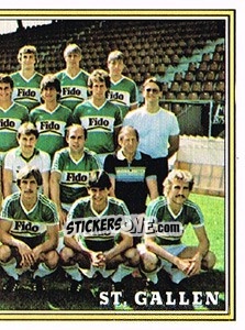 Cromo Mannschaft (puzzle 2) - Football Switzerland 1983-1984 - Panini