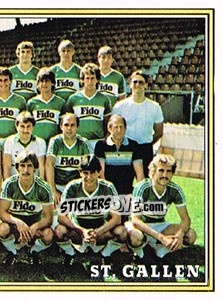 Sticker Mannschaft (puzzle 2) - Football Switzerland 1983-1984 n. 176 - Panini