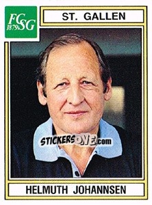 Sticker Helmuth Johannsen - Football Switzerland 1983-1984 n. 178 - Panini