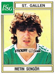 Sticker Metin Sengor - Football Switzerland 1983-1984 - Panini