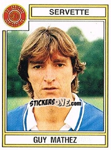 Cromo Guy Mathez - Football Switzerland 1983-1984 - Panini