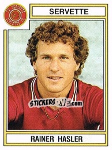 Sticker Rainer Hasler - Football Switzerland 1983-1984 - Panini