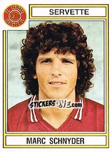 Sticker Marc Schnyder - Football Switzerland 1983-1984 - Panini