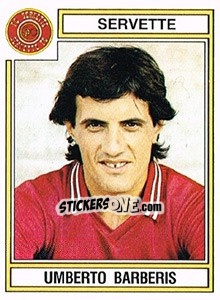 Sticker Umberto Barberis - Football Switzerland 1983-1984 - Panini