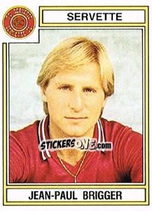 Sticker Jean-Paul Brigger - Football Switzerland 1983-1984 n. 206 - Panini
