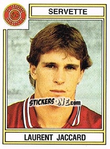 Sticker Laurent Jaccard - Football Switzerland 1983-1984 - Panini