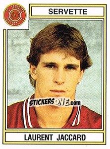 Sticker Laurent Jaccard - Football Switzerland 1983-1984 n. 207 - Panini