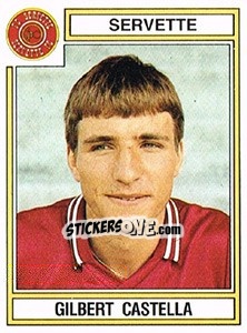 Sticker Gilbert Castella - Football Switzerland 1983-1984 n. 208 - Panini