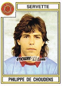 Cromo Philippe de Choudens - Football Switzerland 1983-1984 - Panini
