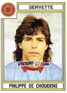 Sticker Philippe de Choudens - Football Switzerland 1983-1984 n. 210 - Panini