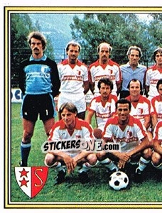 Figurina Mannschaft (puzzle 1) - Football Switzerland 1983-1984 n. 211 - Panini