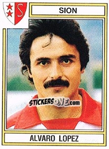 Figurina Alvaro Lopez - Football Switzerland 1983-1984 - Panini