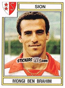 Figurina Mongi Ben Brahim - Football Switzerland 1983-1984 - Panini