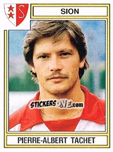 Figurina Pierre-Albert Tachet - Football Switzerland 1983-1984 - Panini