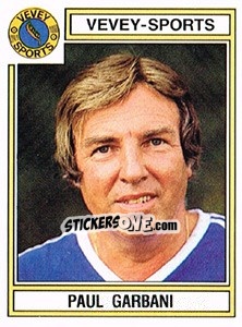 Sticker Paul Garbani - Football Switzerland 1983-1984 - Panini