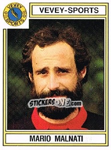 Sticker Mario Malnati - Football Switzerland 1983-1984 - Panini