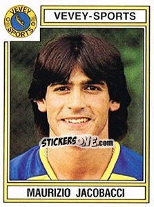 Sticker Maurizio Jacobacci - Football Switzerland 1983-1984 - Panini