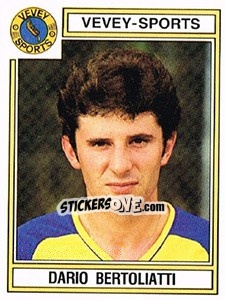 Sticker Dario Bertoliatti - Football Switzerland 1983-1984 - Panini
