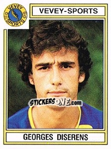Sticker Georges Diserens - Football Switzerland 1983-1984 - Panini