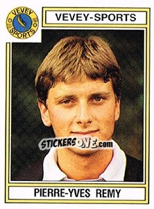 Sticker Pierre-Yves Remy - Football Switzerland 1983-1984 - Panini
