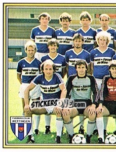Figurina Mannschaft (puzzle 1) - Football Switzerland 1983-1984 n. 247 - Panini