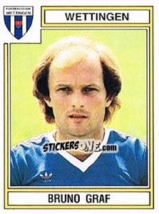 Sticker Bruno Graf - Football Switzerland 1983-1984 n. 253 - Panini