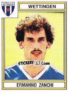 Sticker Ermanno Zanchi - Football Switzerland 1983-1984 n. 255 - Panini