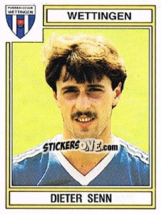 Cromo Dieter Senn - Football Switzerland 1983-1984 - Panini
