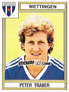 Cromo Peter Traber - Football Switzerland 1983-1984 - Panini