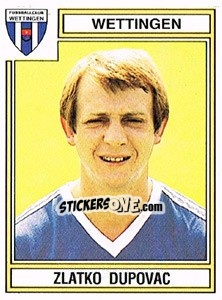 Cromo Zlatko Dupovac - Football Switzerland 1983-1984 n. 263 - Panini