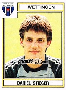 Cromo Daniel Stieger - Football Switzerland 1983-1984 - Panini