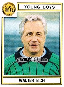 Sticker Walter Eich - Football Switzerland 1983-1984 - Panini