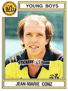 Cromo Jean-Marie Conz - Football Switzerland 1983-1984 - Panini