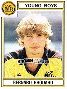 Sticker Bernard Brodard - Football Switzerland 1983-1984 n. 275 - Panini
