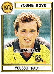 Sticker Youssef Radi - Football Switzerland 1983-1984 n. 278 - Panini
