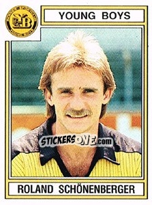Sticker Roland Schonenberger - Football Switzerland 1983-1984 - Panini