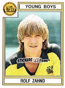 Cromo Rolf Zahnd - Football Switzerland 1983-1984 - Panini