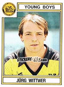 Cromo Jurg Wittwer - Football Switzerland 1983-1984 - Panini
