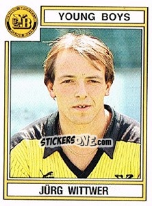 Sticker Jurg Wittwer - Football Switzerland 1983-1984 n. 281 - Panini