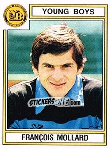 Sticker Francois Mollard - Football Switzerland 1983-1984 - Panini