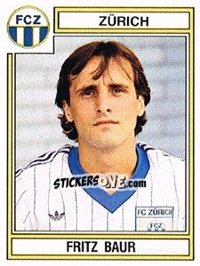 Figurina Fritz Baur - Football Switzerland 1983-1984 n. 288 - Panini