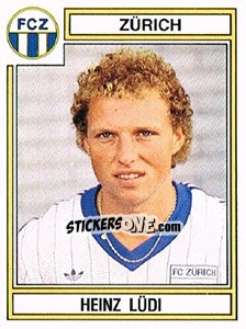 Figurina Heinz Ludi - Football Switzerland 1983-1984 n. 291 - Panini